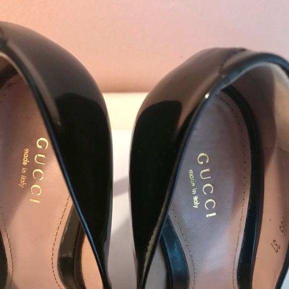 GUCCI PATENT LEATHER SHOES - Picture 5 of 5